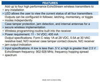 Radionix EN4204R Wireless LED Receiver Monitors up to four wireless transmitters