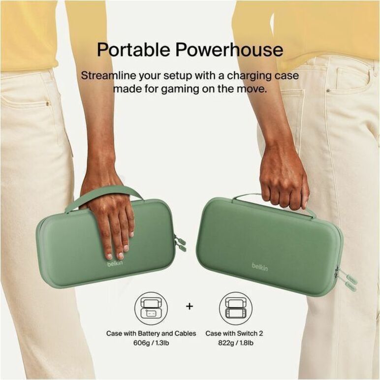 Belkin ENA001FQSE-V1 Charging Case for Nintendo Switch 2 - Pistachio Green