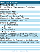 Microsoft EP2-29911 Xbox Wireless Controller - Gaming Pad - Deep Pink