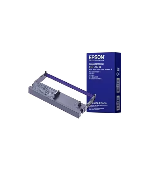 Epson ERC-32B Ribbon Cartridge - Dot Matrix - Black - 1 Pack
