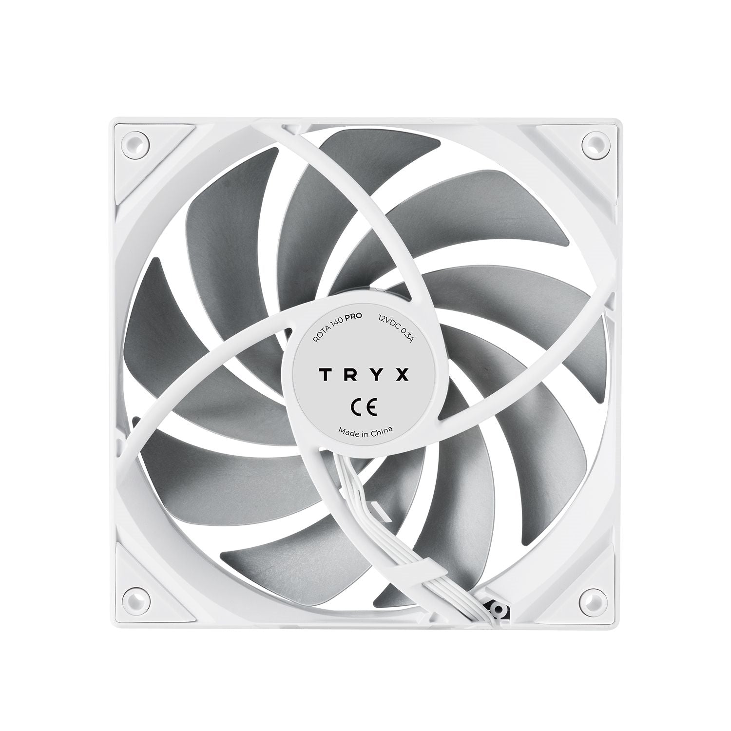 TRYX F-R140P-NN1M-G0W ROTA PRO 140 Performance Fan White 140mm Case Fan RTL