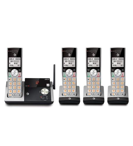 AT&T CL82315 3 Handset Silver Cordless Answering System Caller ID/Call waiting