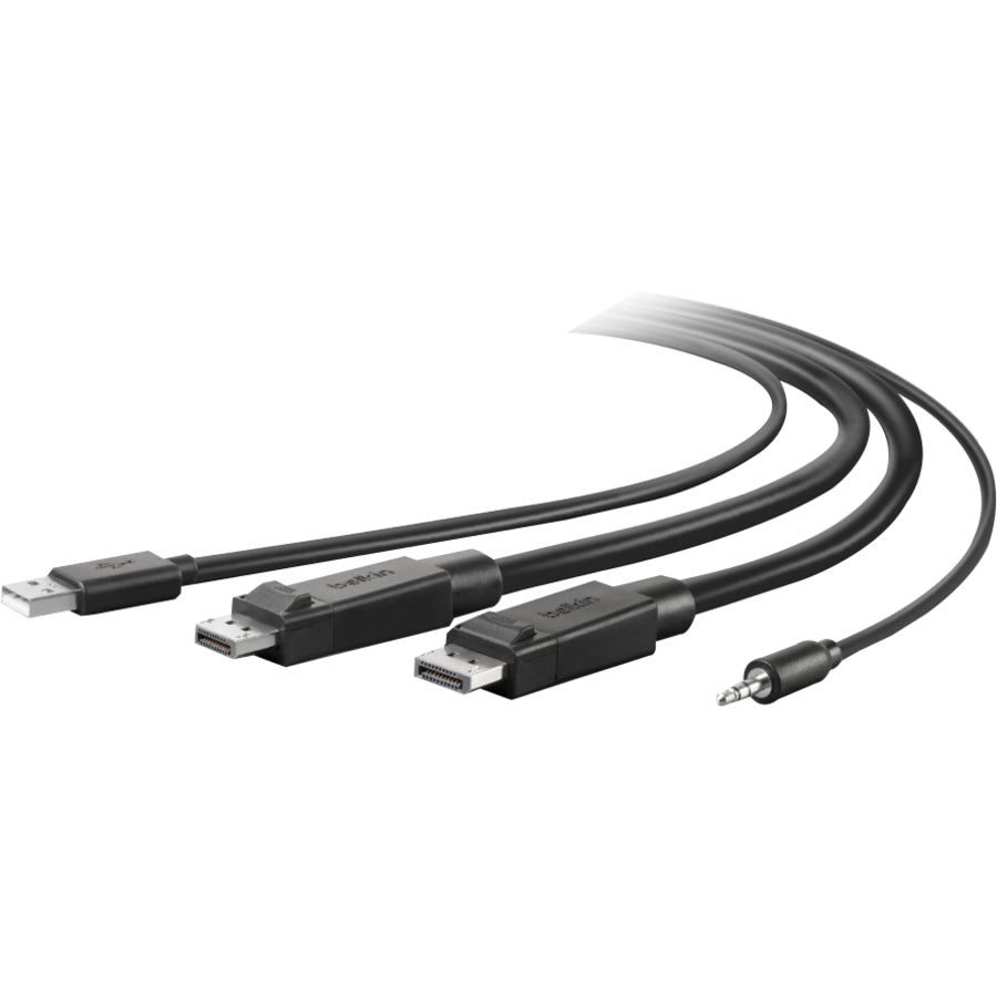 Belkin F1D9020B10T KVM Cable for KVM Switch, Computer, Server, Keyboard/Mouse