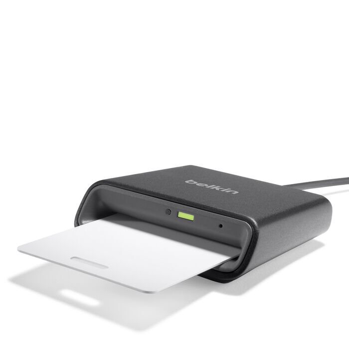 Belkin F1DN005U Cybersecurity and Secure KVM USB Smart Card / CAC Reader - Cable