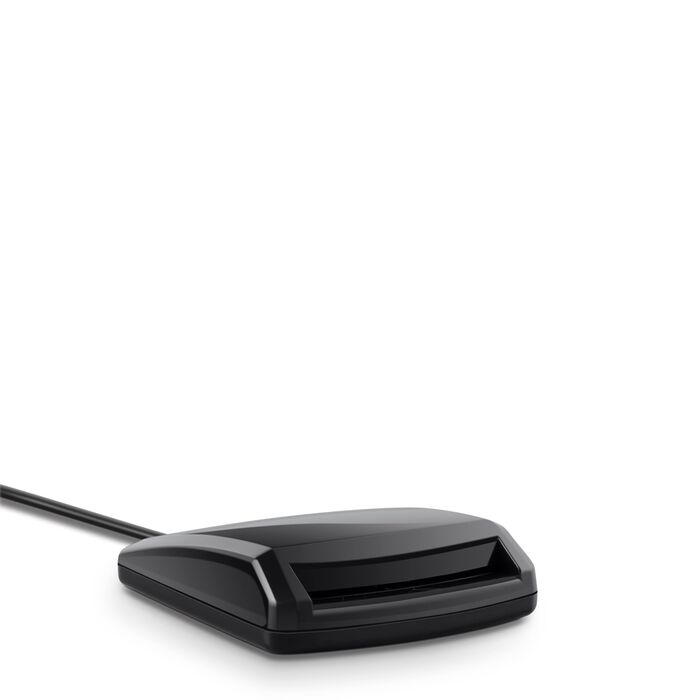Belkin F1DN008UTT CAC Reader - Contact - Cable - USB - TAA Compliant