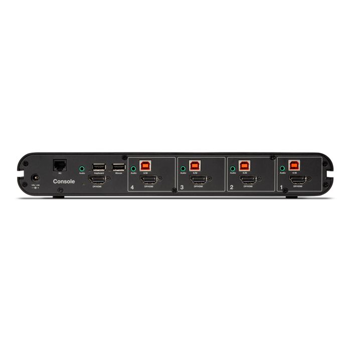 Belkin F1DN104KVM-UNN4 Universal 2nd Gen Secure KVM Switch - Tamper Resistant