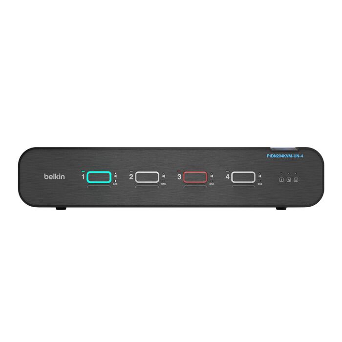 Belkin F1DN204KVM-UN-4 Universal 2nd Gen Secure KVM Switch - Black