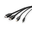 Belkin F1DN2CCBL-HH10T KVM Cable for Audio/Video Device, Computer, KVM Switch