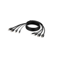 Belkin F1DN2CCBL-HH6T KVM Cable for Audio/Video Device, Computer, KVM Switch