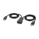 Belkin F1DN2MOD-CC-P03 Modular DP Dual-Head Console Cable 3 ft for KVM Console