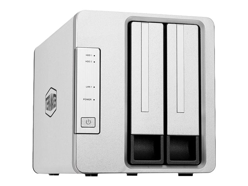 TerraMaster F2-221 - NAS server - 2 bays - SATA 6Gb/s - RAID 0, 1 - RAM 2 GB