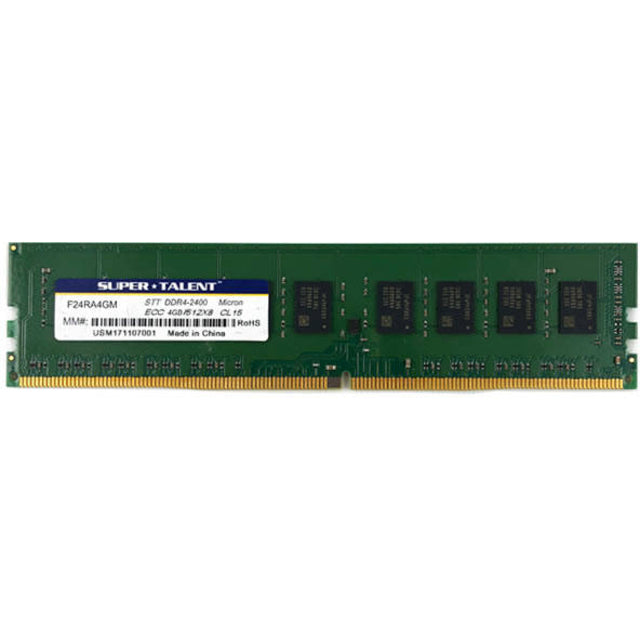 Super Talent F24RA4GM - DDR4 - module - 4 GB - DIMM 288-pin - 2400 MHz