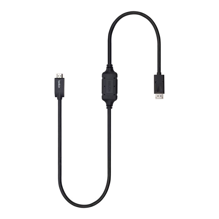 Belkin F2CD001B03-E DisplayPort to Video Cable 3ft - plug-and-play - Black