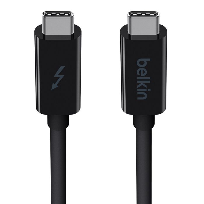 Belkin F2CD081BT1M-BLK 60W Thunderbolt 3 USB-C to USB-C Cable - Black