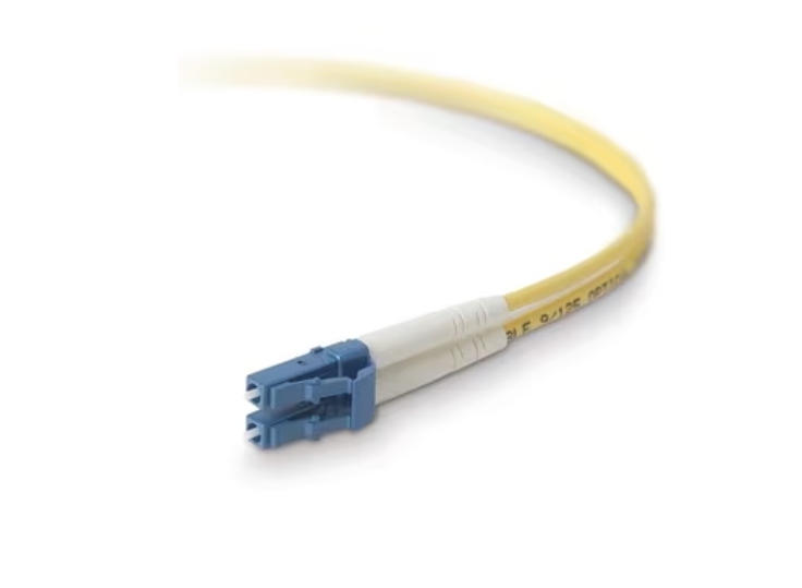 Belkin F2F802LL-03M Fiber Optic Duplex Patch Cable - LC Male - 10ft - Yellow