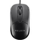 Belkin F5M010QBLK Wired USB Ergonomic Mouse - Optical - Cable - 800 dpi