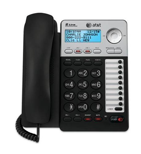 AT&T ML17929 2-Line Corded Office Phone System with Caller ID/Call Waiting