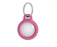 Belkin F8W973BTPNK Secure Holder with Key Ring for AirTag - Pink