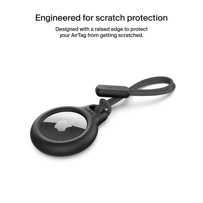Belkin F8W974BTBLK Secure Holder with Strap for AirTag - Black