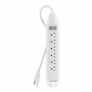 Belkin F9D160-04 6-Outlets Power Strip - 4ft input cord - 6 NEMA 5-15R