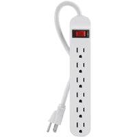 Belkin F9P609-03 6-Outlet Power Strip - 3ft Cord - Straight Plug - On-Off Switch