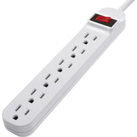 Belkin F9P609-03 6-Outlet Power Strip - 3ft Cord - Straight Plug - On-Off Switch