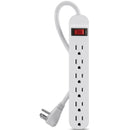 Belkin F9P609-05R-DP 6 Outlet Power Strip - 5 foot cord - White