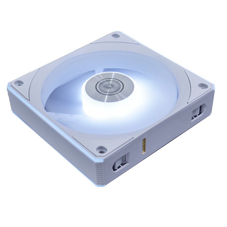 Lian Li 12CL1W1W UNI CL 2.4G Wireless Signal RGB PWM PC Case FAN 28mm FDB White