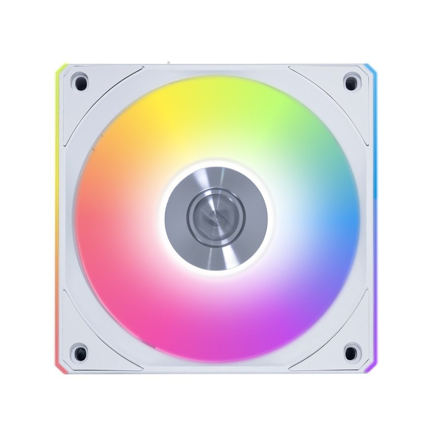Lian Li 12CL1W1W UNI CL 2.4G Wireless Signal RGB PWM PC Case FAN 28mm FDB White