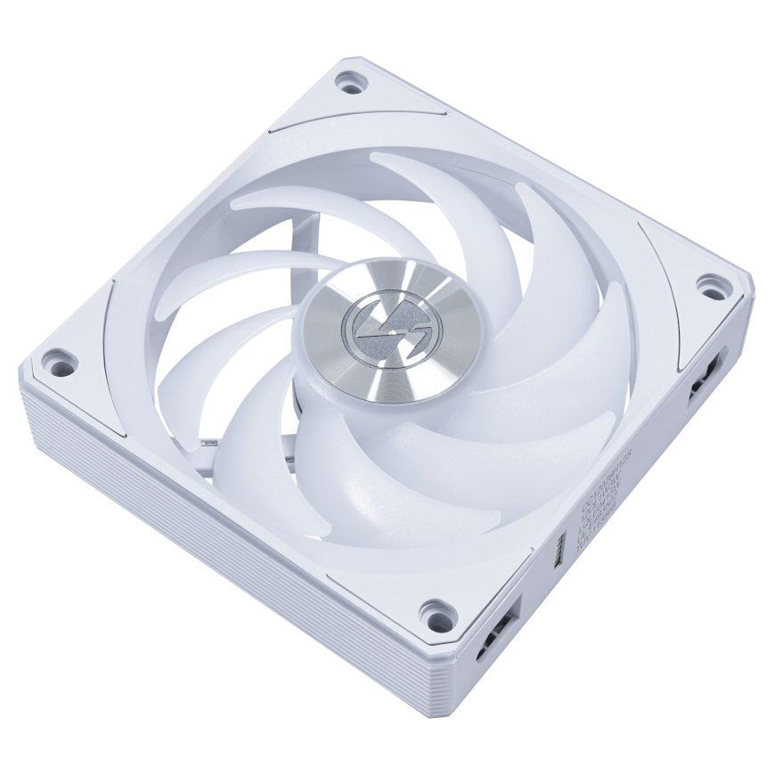Lian Li 12CL1W1W UNI CL 2.4G Wireless Signal RGB PWM PC Case FAN 28mm FDB White