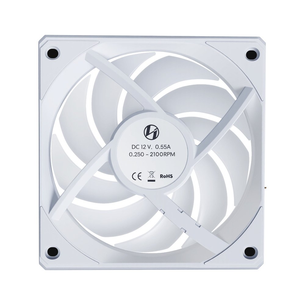 Lian Li 12RCL1W1W UNI CL 2.4G Wireless Signal 120 RGB PC Case FAN 28mm FDB White