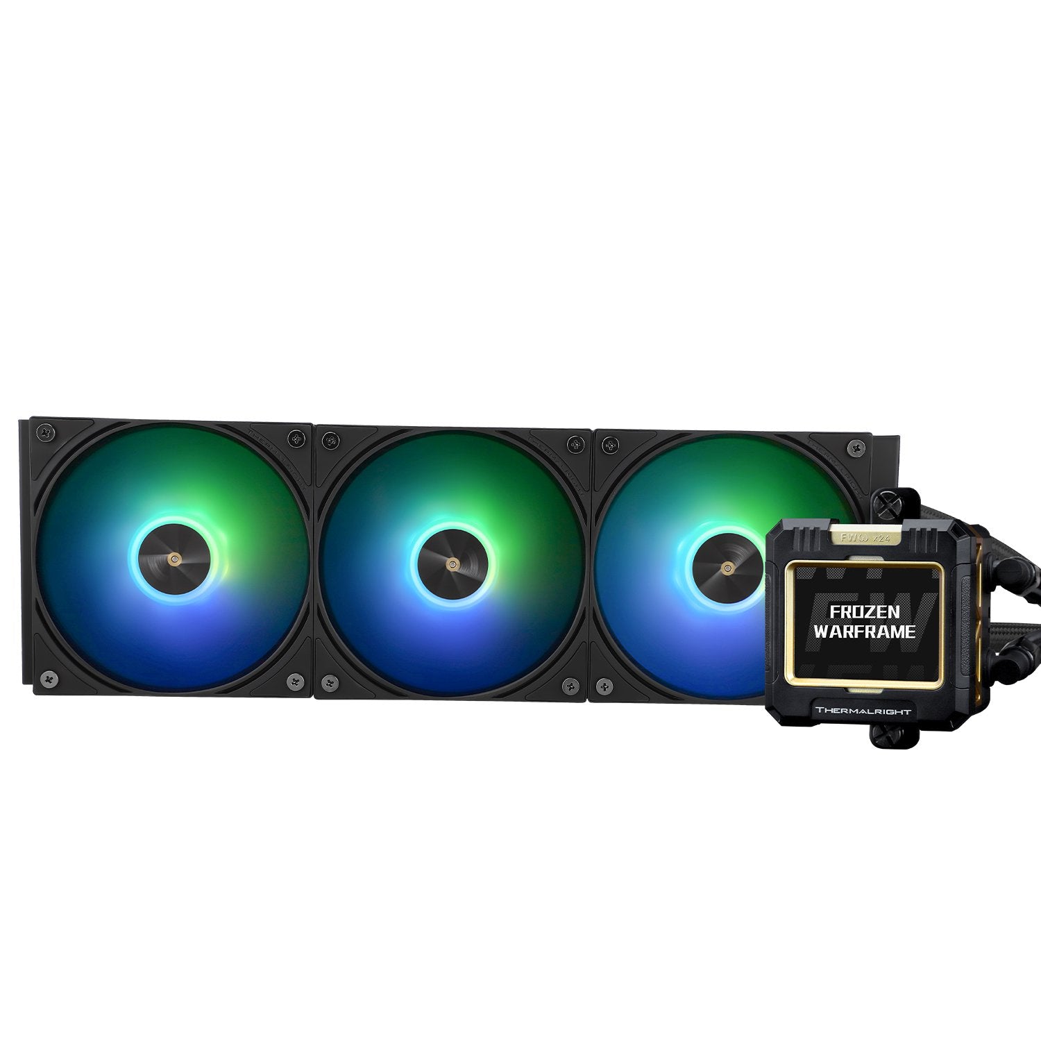 Thermalright FROZEN WARFRAME 360 BLACK ARGB Liquid CPU Cooler w LCD AMD Intel