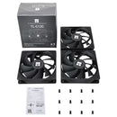 Thermalright TL-C12CX3 TL-C12C 3x 120mm Cooler Fan 4-Pin PWM SFDB 1550rpm Black