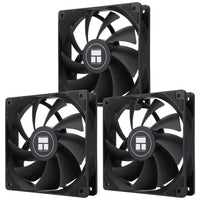 Thermalright TL-C12CX3 TL-C12C 3x 120mm Cooler Fan 4-Pin PWM SFDB 1550rpm Black