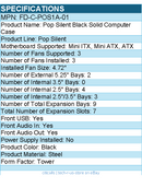 Fractal Design FD-C-POS1A-01 Pop Silent Black Solid Computer Case
