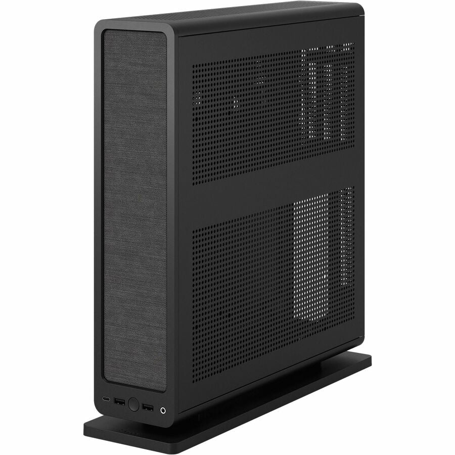 Fractal Design FD-C-RID1N-11 Computer Case - Ridge Black mITX Slim SFF