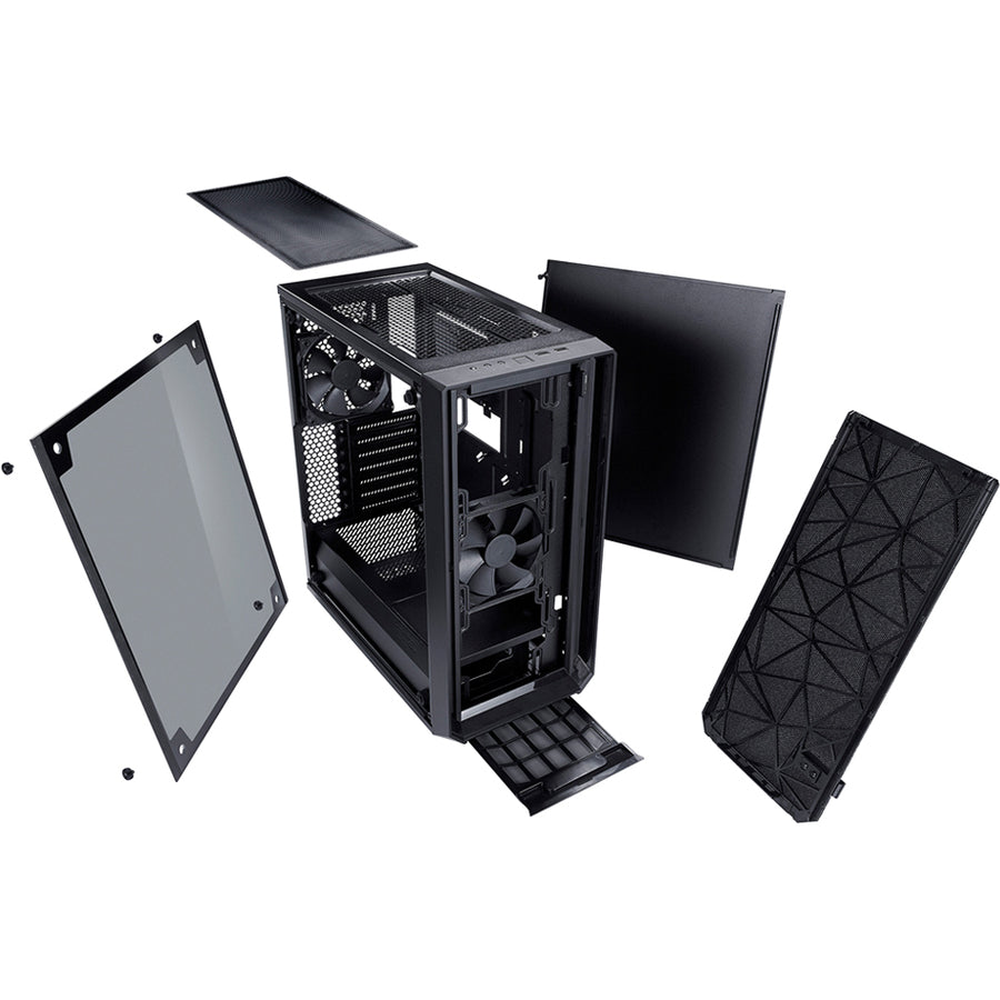Fractal Design FD-CA-MESH-C-BKO-TG Meshify C Window Computer Case