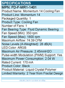 Fractal Design FD-F-MR1-1401 Momentum 14 Cooling Fan - 1 Pack
