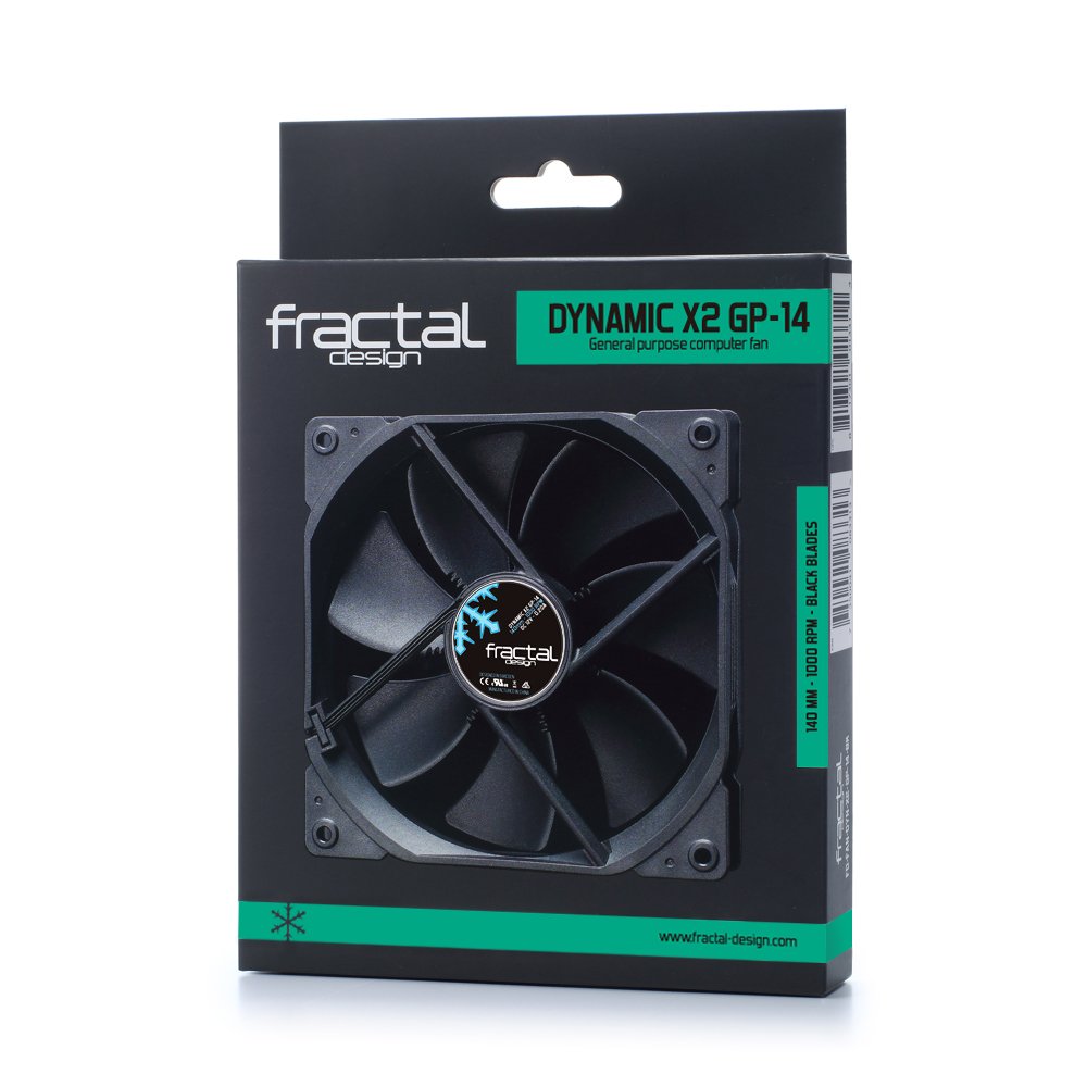 Fractal Design FD-FAN-DYN-X2-GP14-BK Dynamic X2 GP14 - Case fan - 140 mm - black
