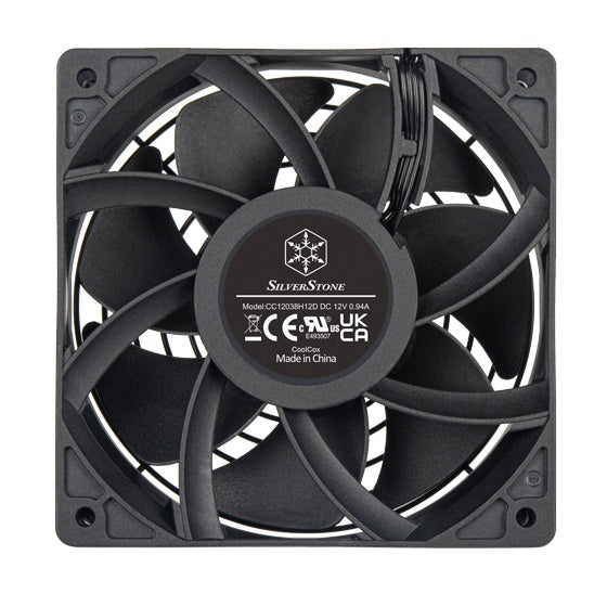 Silverstone FHS120X 120mm PWM Industrial Fan 12V 0.94A Black Retail