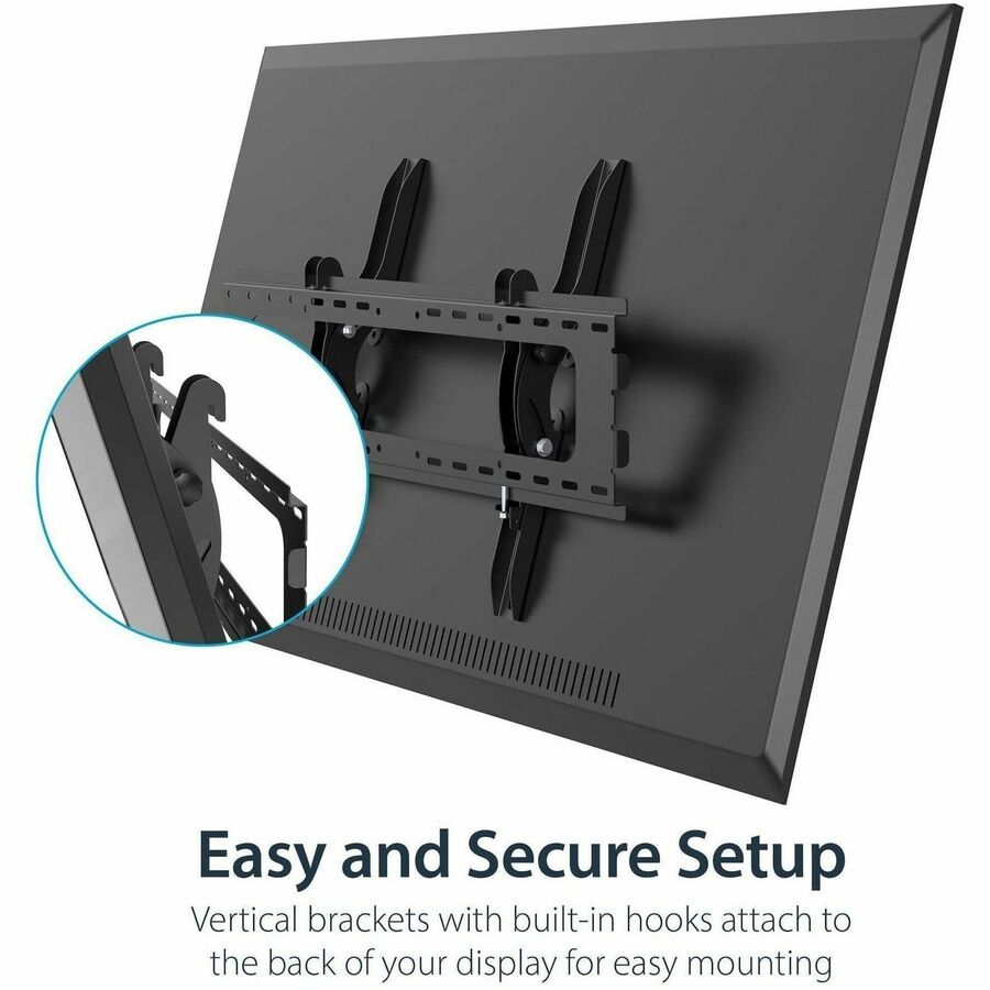 StarTech FLATPNLWALL Flat Screen TV Wall Mount - Tilting - For 32" to 75" TVs
