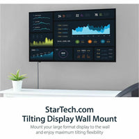 StarTech FLATPNLWALL Flat Screen TV Wall Mount - Tilting - For 32" to 75" TVs