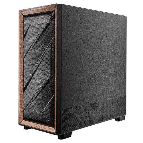 Antec FLUX, 5 x PWM Fans Included, Up to 9 Fans - Mid-Tower E-ATX PC Case