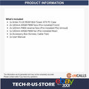 ANTEC FLUX REAR Mid-Tower ATX Desktop Case 5x Fans Back Connect Wood 360mm Black