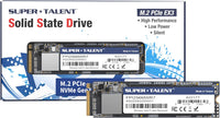 Super Talent FPI256MWR7 EX6 - SSD - 256 GB - internal - M.2 2280 - PCIe 3.0 x4