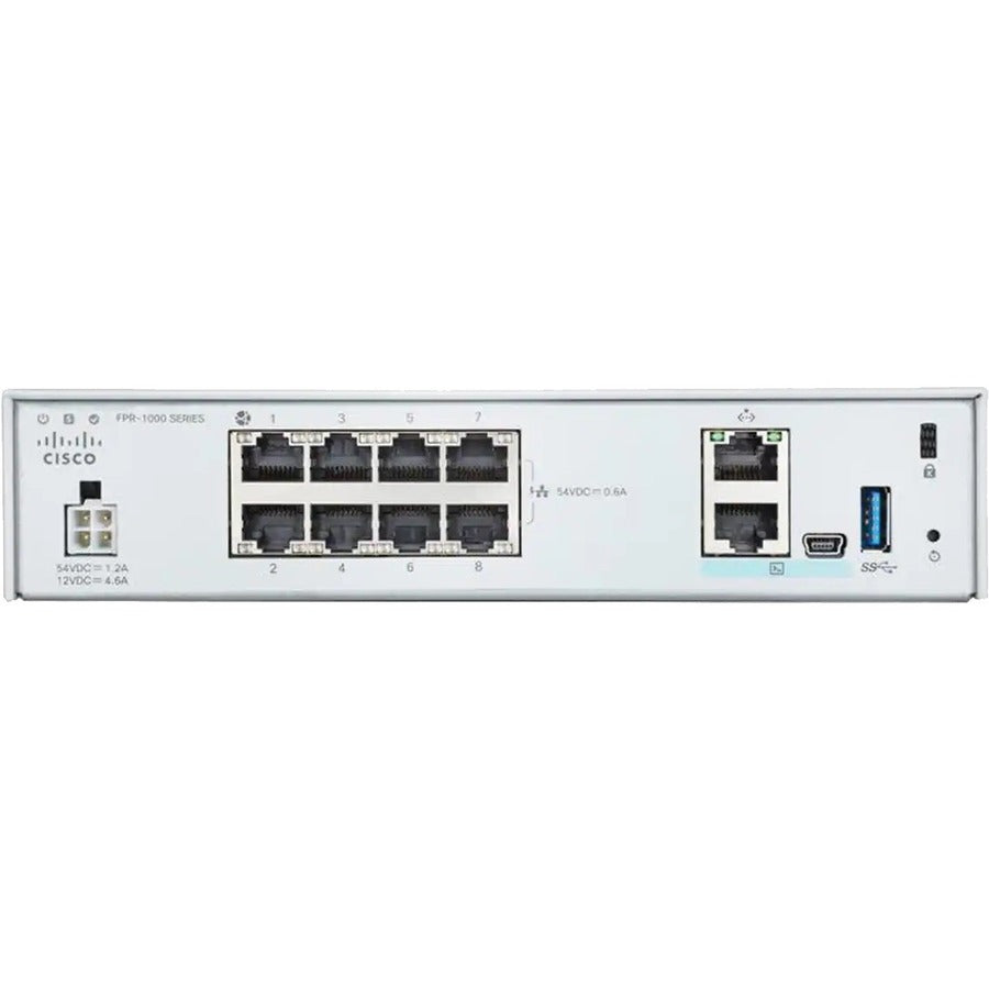 Cisco FPR1010-ASA-K9 Firepower 1010 Security Appliance - 8 Port