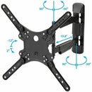 StarTech FPWARTB1M Full Motion TV Wall Mount for 32-55 inch VESA Display
