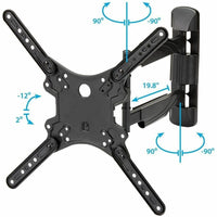 StarTech FPWARTB1M Full Motion TV Wall Mount for 32-55 inch VESA Display