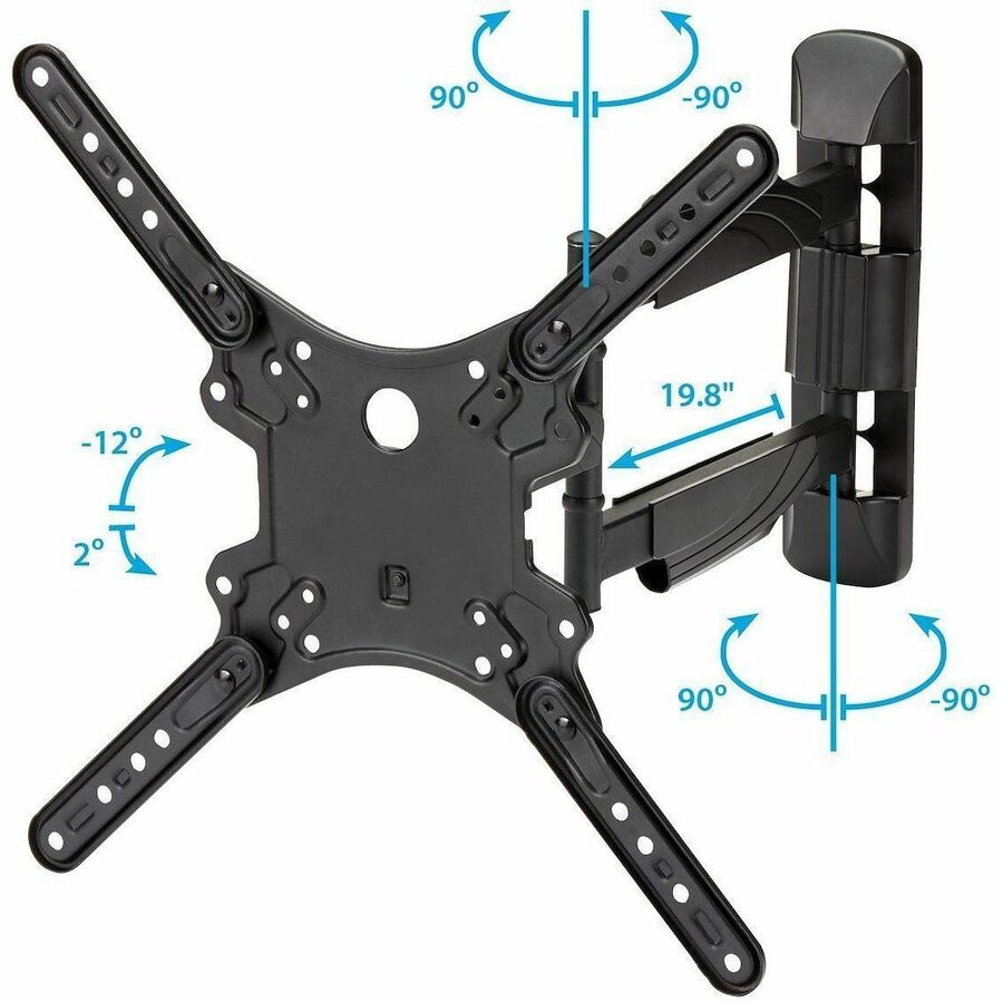 StarTech FPWARTB1M Full Motion TV Wall Mount for 32-55 inch VESA Display
