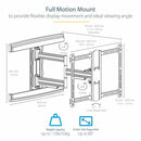 StarTech FPWARTS1 TV Wall Mount for up to 80" VESA Mount Displays